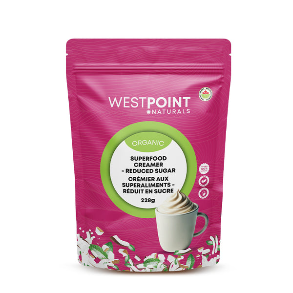 ORGANIC SUPERFOOD CREAMER, REDUCED SUGAR