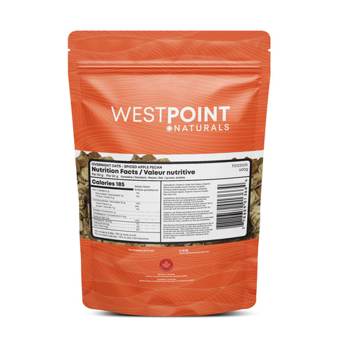 OVERNIGHT OATS, SPICED APPLE PECAN